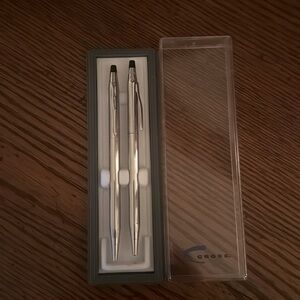 Cross Silver Pen Set
